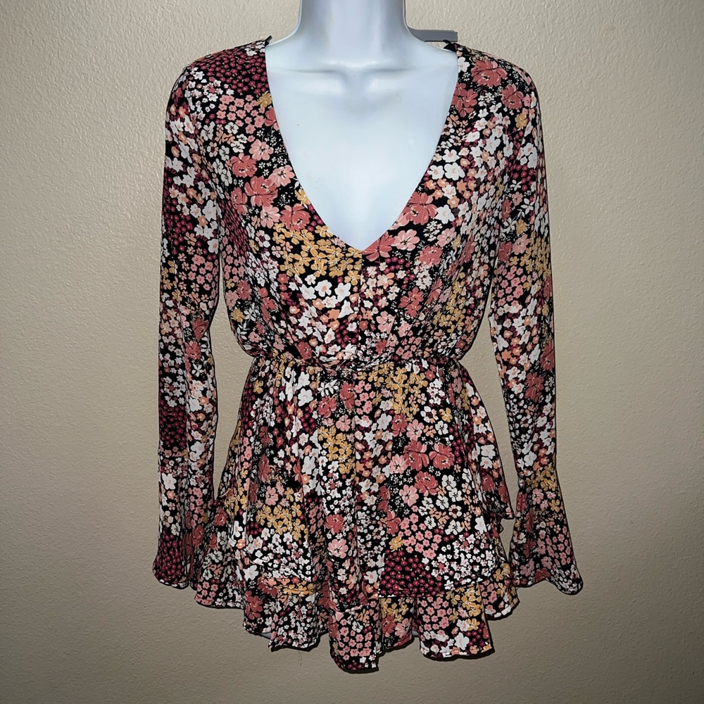 Floral romper!